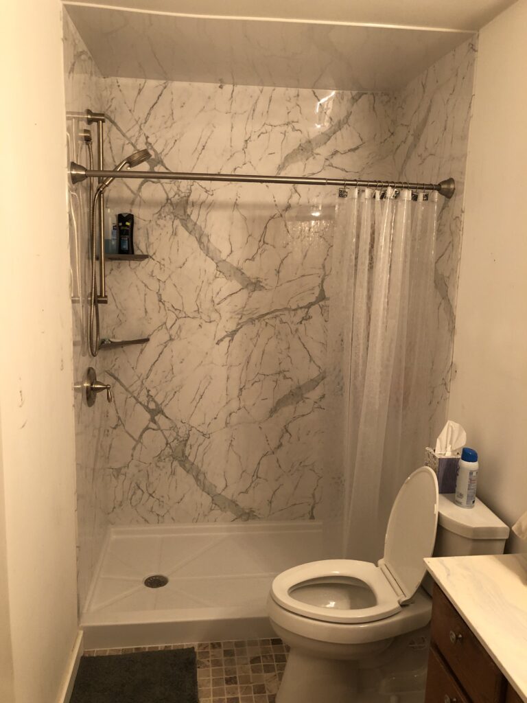 Tub to Shower Transformation