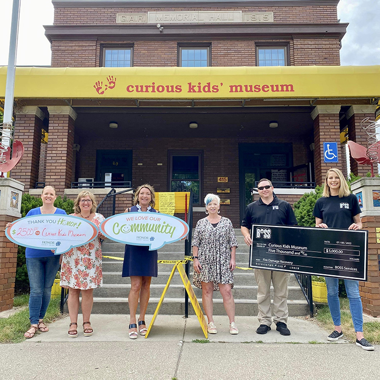 Donation to Curious Kids Museum in St. Joseph